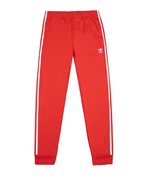 adidas jogginghose rot schriftzug|Rot .